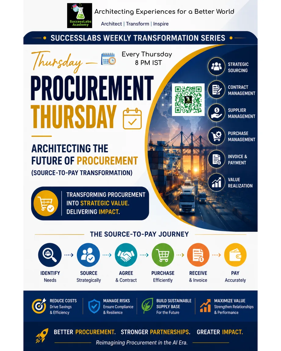 Procurement Thursday source-to-pay transformation journey
